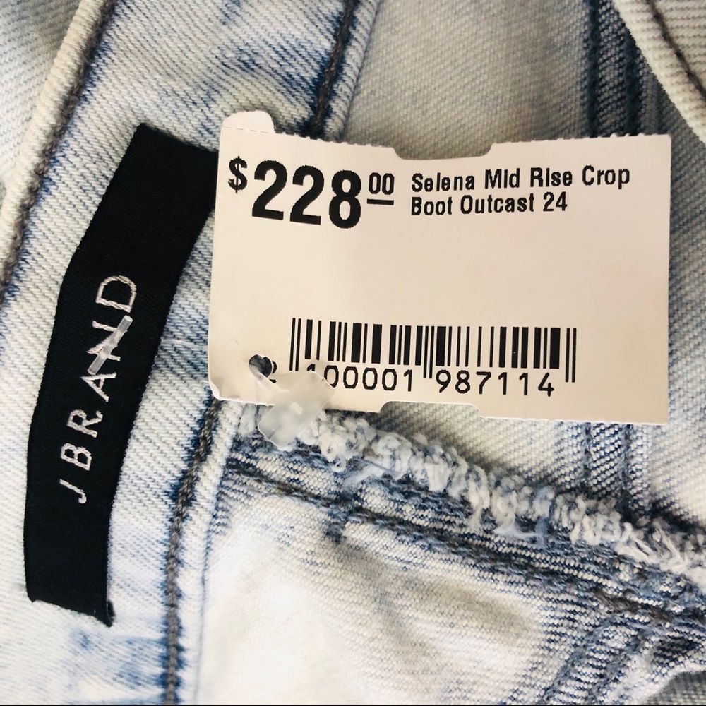 J BRAND SELENA MID RISE CROP BOOT IN OUTCAST JEAN - Picture 5 of 7